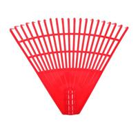 Healifty Rastrello da Giardino in Plastica Leggero 21 Denti, Rastrello per Foglie e Terriccio, Attrezzo Manuale per Pulizia Prato e Raccolta Detriti Outdoor