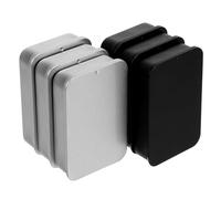 Healifty Scatola Portadocumenti in Metallo Push-pull 6 Pezzi, Porta Biglietti da Visita e Carte di Credito, Design Compatto e Leggero Copertura Scorrevole, Organizer Multifunzionale