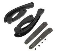 Healifty Set 1 Paio Braccioli per Sedia da Ufficio Girevole Maniglie di Ricambio Impugnatura Morbida per Comfort Supporto Pratico per Anziani Donne Incinte e Utenti Mobilità Ridotta