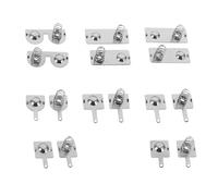 Healifty Set 11 Pezzi Molle Contatto Batteria Metalliche per Telecomando, Piastra Supporto a Molla Compatibile Aa Aaa, Ricambio Stabile e Durevole per Dispositivi Elettronici