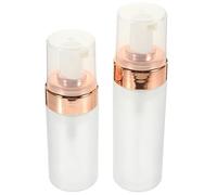 Healifty Set 2 Flaconi Vuoti Trasparenti Opachi 100Ml e 150Ml Dispenser Cosmetici da Viaggio Pompa Flaconi Spray Ricaricabili per Shampoo e Detergente Viso Pratici e Compatti per Borsa