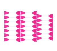 Healifty Set 20 Pezzi Spazzole Viso in Silicone Doppia Estremità Pennello Applicatore Maschera Viso in Tpe Morbido Forma Orso e Ventaglio Spazzola Pori e Lavaggio Delicato per Pelle