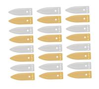 Healifty Set 24 Pezzi Strisce Rame e Zinco Pure Per Esperimenti Scientifici, Anodi Per Batterie Alla Frutta Foro Per Collegamento, Strumenti Didattici Per Apprendimento e Fiere Scolastiche