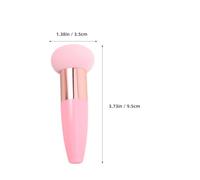 Healifty Set 3 Spugnette per Trucco a Forma di Fungo con Manico in Alluminio Rosa Spugna per Fondotinta Cipria e Fard Riutilizzabile e Lavabile per Applicazione Uniforme Quotidiana