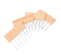 Healifty Set 4 Raschietti per Vernice Marmorizzata con Manico in Legno, Accessori per Pittura Artistica e Strumenti per Tecnica su Tela, per Artisti e Laboratori Creativi