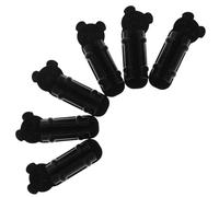 Healifty Set 6 Pezzi Clip per Penne in Silicone Adesivo Nero Morsetti Piccoli per Pennarelli da Scrivania Portapenne da Parete per Lavagna Bianca Organizzatore Compatto per Ufficio e