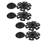 Healifty Set 8 Pezzi Tappi per Bastoni da Trekking in Gomma Protezioni per Punte Antifango e Neve Accessori Leggeri e Resistenti per Escursionismo e Camminata su Terreni Vari