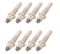 Healifty Set 8 Punte per Bastoni da Passeggio in Acciaio al Tungsteno, Ricambio Rapido per Escursionismo e Arrampicata Estremità Resistenti e Leggere