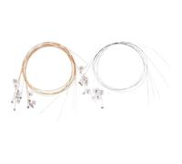 Healifty Set Completo di 16 Corde in Acciaio per Lira Lyra, Accessori Musicali per Sostituzione Corde Resistenti e Facili da Montare, per Migliorare Suono la Risonanza dello Strumento