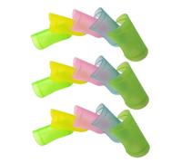 Healifty Set da 15 Protezioni per Flauto in Plastica ABS Resistenti Coperture Protettive Pratiche Design a Fibbia Rialzata Pellicole Creative per Flauto di Bambù Colore Casuale