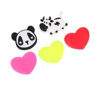 Healifty Set da 5 Pezzi di Antivibranti in Silicone a Forma di Cuore per Racchette da Tennis Smorzatori Antivibranti Durevoli e Colorati per Prevenzione Gomito del Tennista