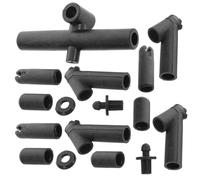 Healifty Set da 9 Connettori in Plastica per Telaio Aquiloni, Accessori per Giunti Asta Angolati, Dritti a Tre Vie, Materiali per Riparazione e Montaggio Aquiloni, per Uso Stile Casuale