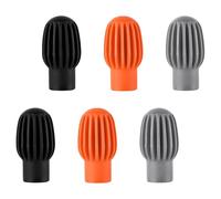 Healifty Set Di 6 Sordina Per Bacchette Punte Per Il Controllo Del Rumore Delle Bacchette Punte Silenziose Per Batteria Riduttori Di Rumore In Silicone Manicotti In