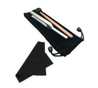 Healifty Set Diapason in Lega di Alluminio 528Hz con Martello Strumento Musicale Curativo e Accordatore per Chitarra Accessori Professionali per Musica e Esperimenti di Fisica