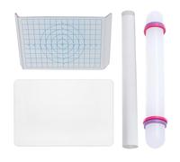 Healifty Set Strumenti per Modellare Argilla Acrilica 4 Pezzi, Rulli per Argilla Superfici Lisce Antiaderenti, Attrezzi Manuali Fai da Te per Scultura Ceramica, Adatti per attività