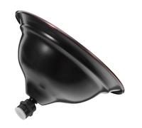 Healifty Soffione Doccia Vintage in Rame con Ampia Copertura Campana Ugello Antico Nero per Bagno Classico Finitura Resistente in Acciaio Inossidabile per Docce Familiari