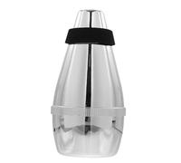 Healifty Sordina Per Tromba in Abs Silver, Silenziatore Semplice Compatto Per Esercizi a Basso Rumore, Accessorio Pratico Per Riduzione Suono e Armoniche