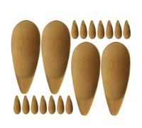 Healifty Spatole in Bambù per Crema Viso 20 Pezzi, Mini Cucchiaio Riutilizzabile per Trucco e Maschere, Accessori per Cura Pelle Delicata e Uso Spa, Portatili per Routine Bellezza