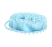Healifty Spazzola Doccia in Silicone Morbida e Durevole Spazzola Massaggio Corpo e Scrubber per Igiene Quotidiana e Allenamento Sensoriale Azzurro