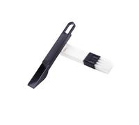 Healifty Spazzola Pulizia Con Paletta Nera Multiuso Per Fessure Finestre Piastrelle Tastiere e Lavelli Facile Da Appendere e Assemblare Per Casa e Ufficio