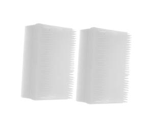 Healifty Spazzola Sensoriale 2 Pezzi Bianca Setole Per Scrub Wilbarger e Stimolazione Sensoriale Profonda Per Ragazzo Ragazza e Clinica