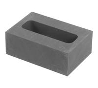 Healifty Stampo in Grafite per Fusione Metalli Elevata Resistenza, Lingottiera 55×37×20 Mm per Oro e Argento, Conduttività Termica Ottimale per Uso Artigianale e Educativo