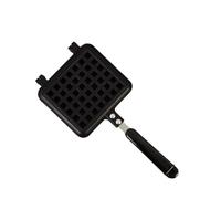 Healifty Stampo Waffle Antiaderente in Alluminio Piccolo e Leggero per Biscotti Pizza e Dolci per Cucine Compatte e Regali