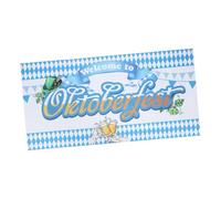 Healifty Striscione Oktoberfest Bavarese Sfondo Fotografico Decorativo Leggero Feste Tema
