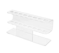 Healifty Supporto in Acrilico per Pinzette Ciglia 8 Fori, Porta Pinzette per Extension, Organizer Compatto e Portatile per Salone e Uso Domestico