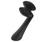 Healifty Tamburello Piede Shaker Nero Strumento Percussione Compatto e Portatile per Accompagnamento Musicale e Performance Sul Palco