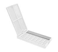 Healifty Tavolozza Portatile per Acquerelli da Viaggio 28 Pozzetti Coperchio Girevole 360° con Funzione di Conservazione dell’umidità per Pittura all’Aperto e Uso Artistico Professionale