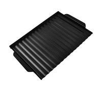 Healifty Teglia da Forno Acciaio Carbonio per Barbecue all Aperto Piastra Antiaderente per Carne Verdure e Riscaldamento Uniforme Utensile da