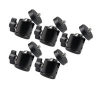 Healifty Testa Sferica Vite da 1/4 per Treppiede Smartphone, Supporto Flash Leggero e Portatile, Base Ammortizzante per Accessori Foto e Video, Kit 5 Pezzi per Appassionati di Fotografia