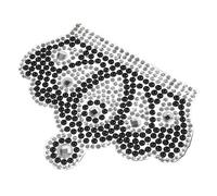 Healifty Toppa Da Stirare Strass a Forma Di Corona, Decorazione Termoadesiva Per Vestiti, Jeans e Borse, Riparazione Buchi e Personalizzazione Fai-da-te, Elegante Accessorio Moda Per Uso Quotidiano