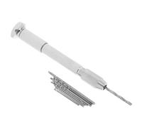 Healifty Trapano Manuale Pin Vise con Punte per Forature Precise su Gioielli e Artigianato Punzonatrice Manuale Versatile per Lavorazioni su Ambra e Noci Utensile Pratico per Fai da Te e