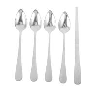 Healifty Utensili da Cucina in Acciaio con Cucchiai e Coltello Seghettato per Agrumi Pompelmo Kiwi Melone e Dessert Ergonomico Spesso per Presa Confortevole e Uso Prolungato