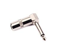 HEALILY 1/4 Spina ad angolo retto Spina maschio Spina monofonica per chitarra Connettore audio Jack Spina per telefono Bulk 6.3mm