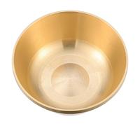 HEALLILY 1 ciotola spessa lucidata per acqua decorativa per uso domestico del tempio ciotola di buon auspicio per gli appassionati di cultura dell'Asia orientale per conservare cibo e snack