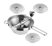 HEALLILY 1 set schiacciapatate manuale in acciaio inox resistente strumento di pressatura per alimenti per purè di patate senza sforzo impugnatura comoda per un facile utilizzo