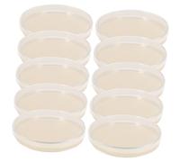 HEALLILY 10 pezzi Piastre Petri Agar Nutriente Preversate per Progetti Scientifici e Laboratorio Strumenti Compatti e Leggeri per Esperimenti Biologici e Ricerche Educative