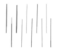 HEALLILY 10 Pezzi Punta Perforatrice di Precisione per Perline e Pietre, in Metallo Argento Compatibilità, la Creazione di Gioielli e Lavorazioni Artigianali