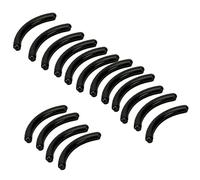 HEALLILY 16Pcs Nero Silicone Bigodino Del Ciglio Ricariche Pads di Ricambio Piegaciglia Cuscini Ciglia Gomma Ricariche Pastiglie per Le Signore Delle Donne Delle Ragazze