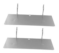 HEALLILY 2 mensole resistenti per pannelli forati stabili da parete, per garage, cucina, ufficio, adatti per bottiglie, strumenti, forniture artigianali e organizzazione della casa
