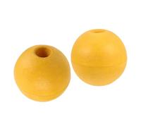 HEALLILY 2 Pezzi Boa Galleggiante in PVC Giallo per Rete e Ancore Kayak, Resistente ai Raggi UV, e Operazioni di Profondo