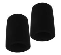 HEALLILY 2 Pezzi Filtro Antivento per Microfono in Spugna Floccata Nera, Set Compatibile con Microfono K688, Copertura Anti-pop per Registrazione, Podcast e Karaoke Professionale