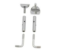 HEALLILY 2 pezzi Viti per Mentoniera Violino Superficie Lucida Dorata Facili da Installare e Trasportare Accessori per Strumento Musicale Compatibili