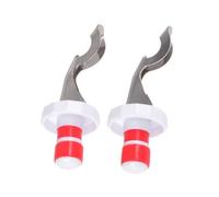 HEALLILY 2 tappi ermetici in silicone riutilizzabili espandibili per bottiglie di vino bianco rosso birra acqua minerale strumenti da cucina in silicone per uso alimentare
