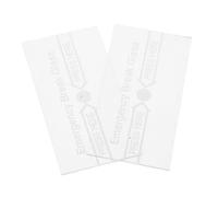 HEALLILY 2pezzi Copri Interruttore in Vetro Infrangibile Pannello Di Copertura Per Dispositivo Di Allarme Rottura Del Vetro Antincendio Per Allarme Manuale