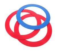 HEALLILY 3 Pezzi Cerchi per Giocoleria in Plastica Colorata Bordi Lisci, Adatti a Principianti e Giocolieri, per Giochi di Giocoleria e Scuole, Design Vivace e Comfort Migliorato