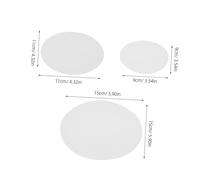 HEALLILY 300 Pezzi Di Carta Da Filtro Per Filtrazione Da Laboratorio Analisi Del Filtro Da Laboratorio